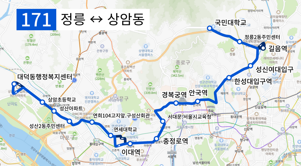 파일:서울 171 노선도.png