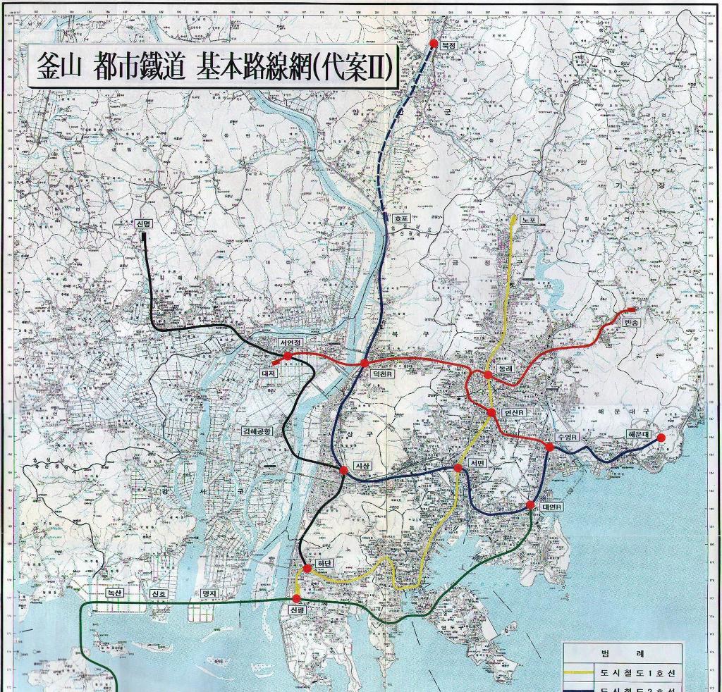 파일:1995년 부산도시철도 기본노선망 대안2.jpg
