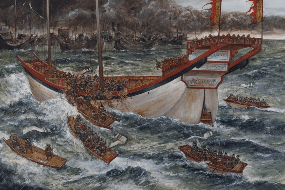 파일:segunda-batalla-de-hakata-1281-barcos-japoneses-atacando.png
