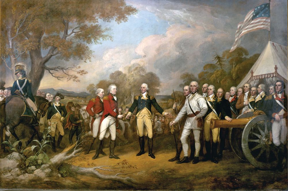 파일:Surrender-of-General-Burgoyne-canvas-John-Trumbull-1821.jpg