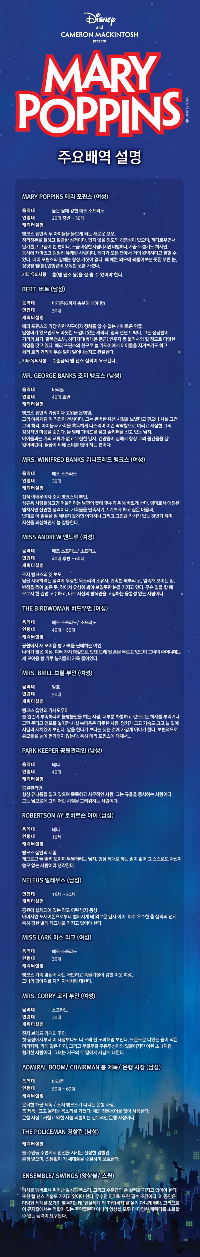 파일:mary poppins musical korea audition 2.jpg