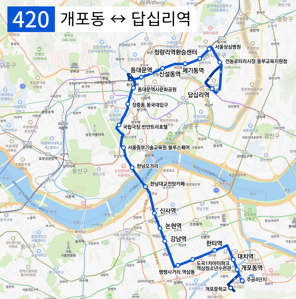 파일:서울 420 노선도.png