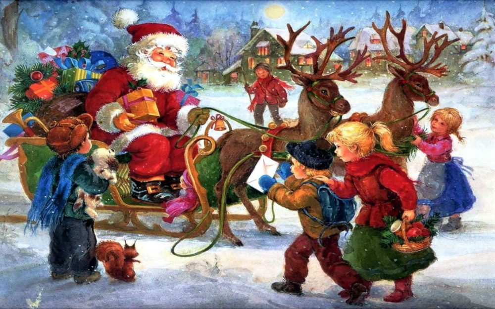 파일:santa-slage-with-gifts-and-paly-with-kids.jpg