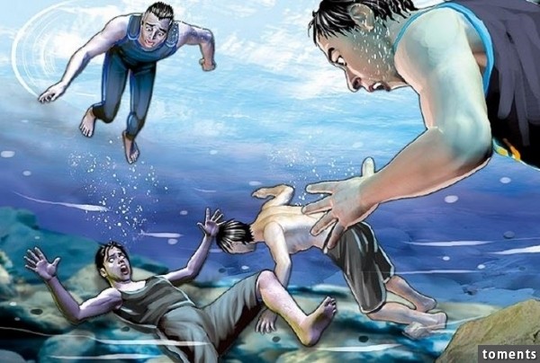 파일:警察勇救落水男子，结果他溺水身亡而被救者却开车跑了.jpg