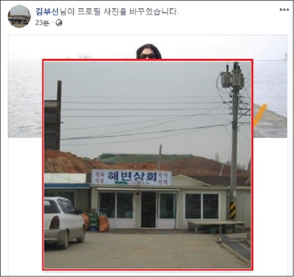 파일:김부선 페이스북 프로필 사진 도용 논란 2차 01.jpg