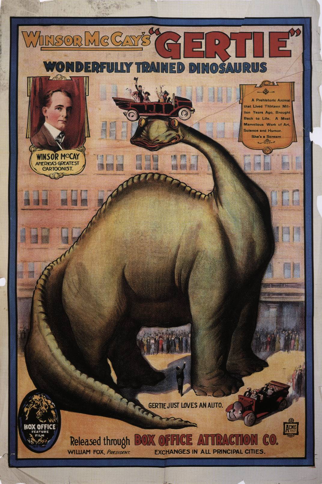 파일:Gertie_the_Dinosaur_poster.jpg