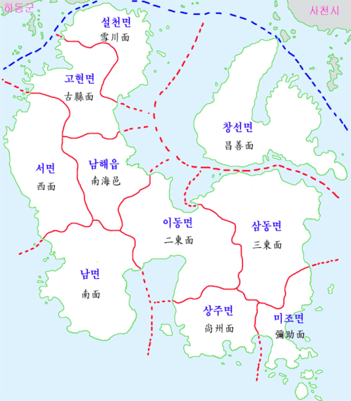 파일:external/upload.wikimedia.org/Namhae-map.png