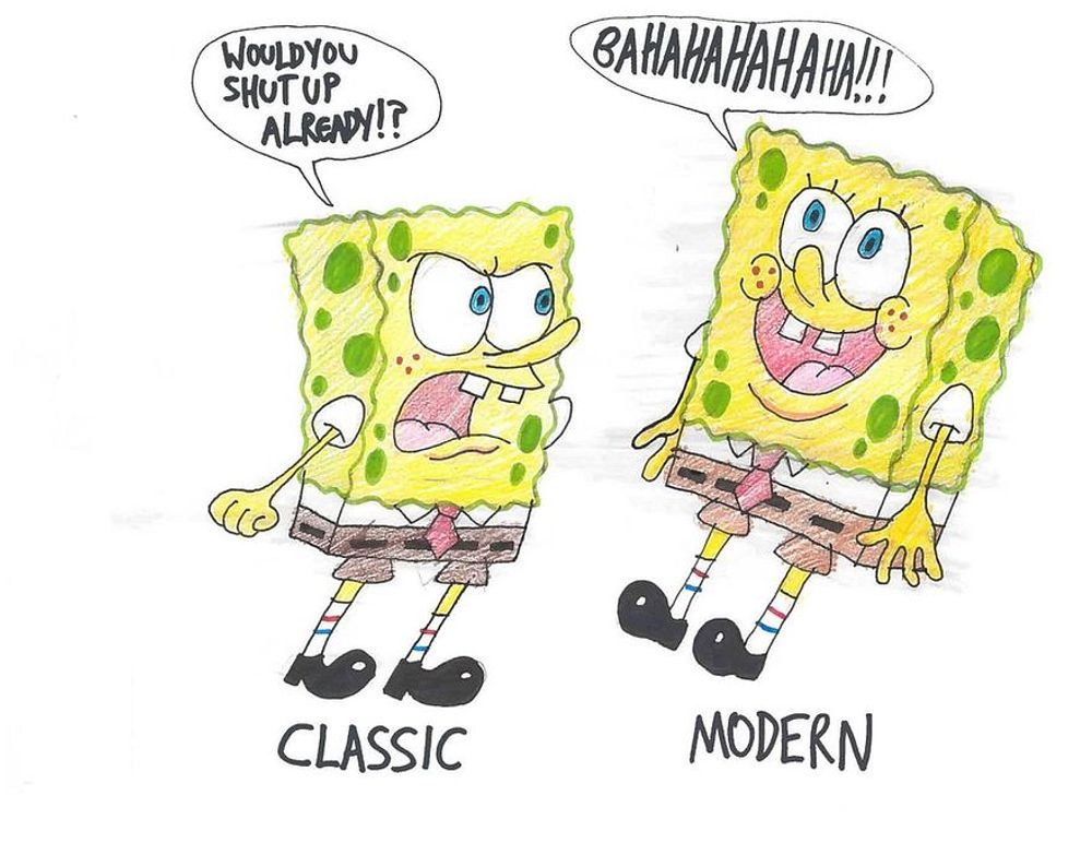 파일:classic_spongebob_vs__modern_spongebob_by_johnnybravo_van_d90i4vs.jpg