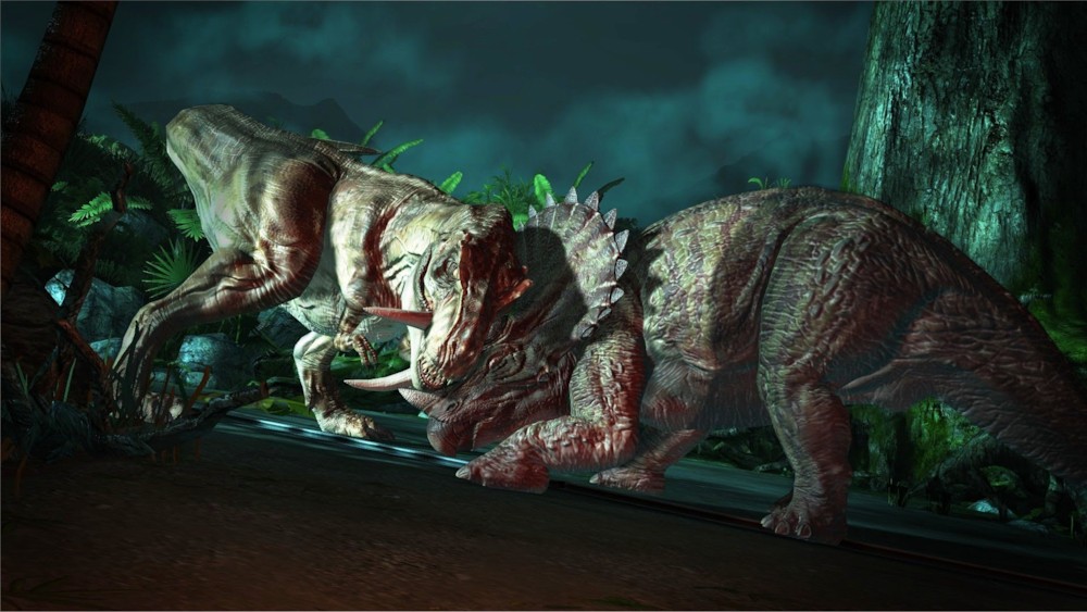 파일:Jurassic Park: The Game - T Rex vs Triceratops.jpg