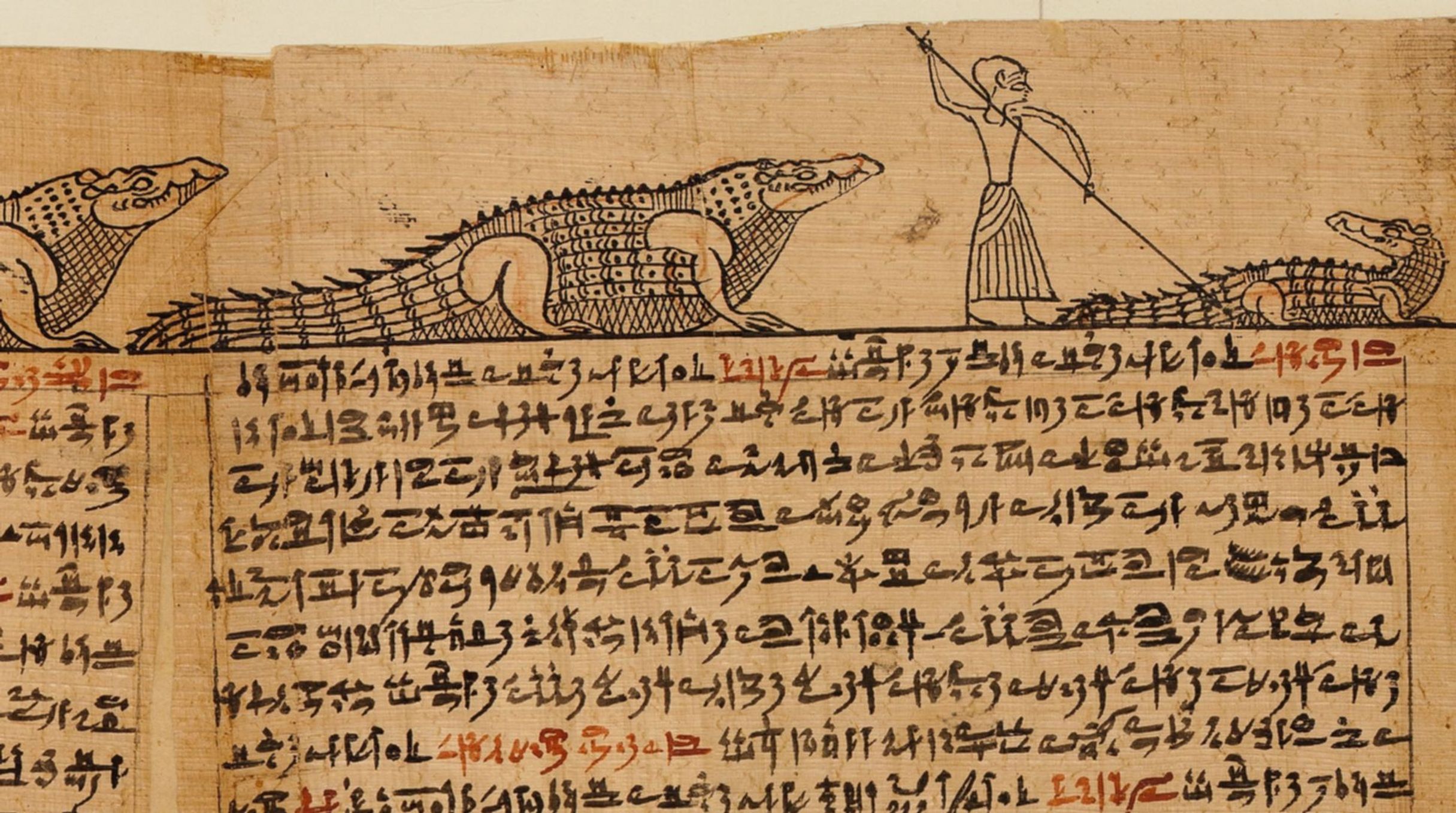 파일:Book_of_the_Dead_of_the_Priest_of_Horus,_Imhotep_(Imuthes)_MET_LC-35_9_20_Crocodiles.jpg