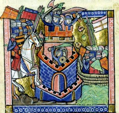 파일:a Tyre_being_blockaded_by_the_Venetian_fleet_and_besieged_by_Crusader_knighthood.png